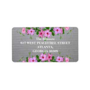 Flower Vine Label