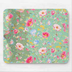 Flower Wall Dimsun Pattern Mouse Pad