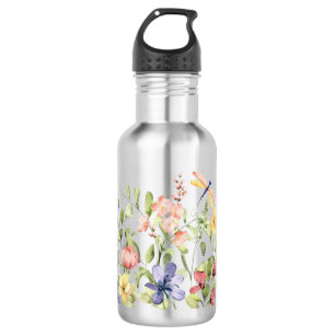Flower Water Bottle