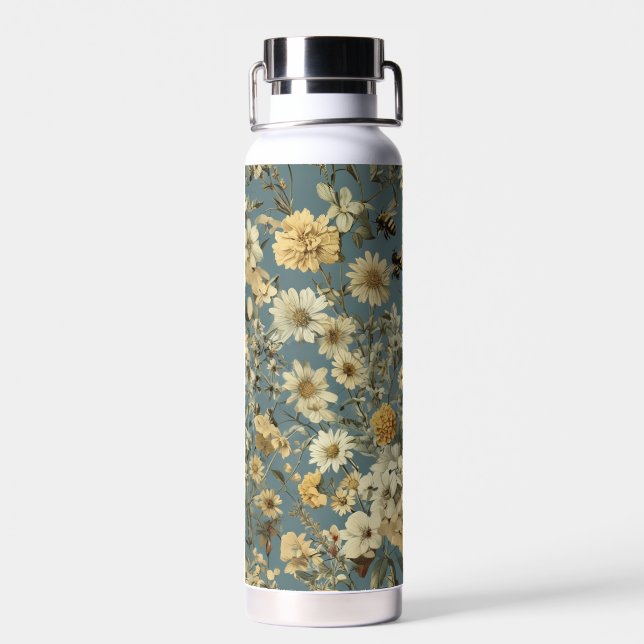 Flower Water Bottle (22 oz) (Back)