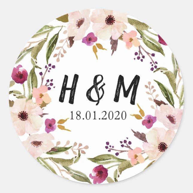 Flower weeding sticker (Front)