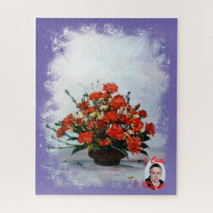 Flower winding jigsaw puzzle