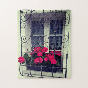 Flower Window Box Puzzle, 11" x 14", 252 pieces Jigsaw Puzzle