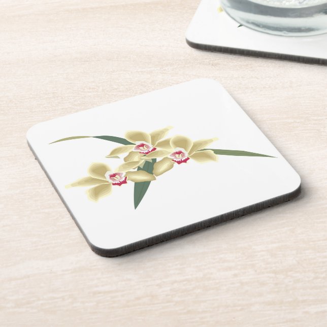 Flower with leaves coaster (Left Side)