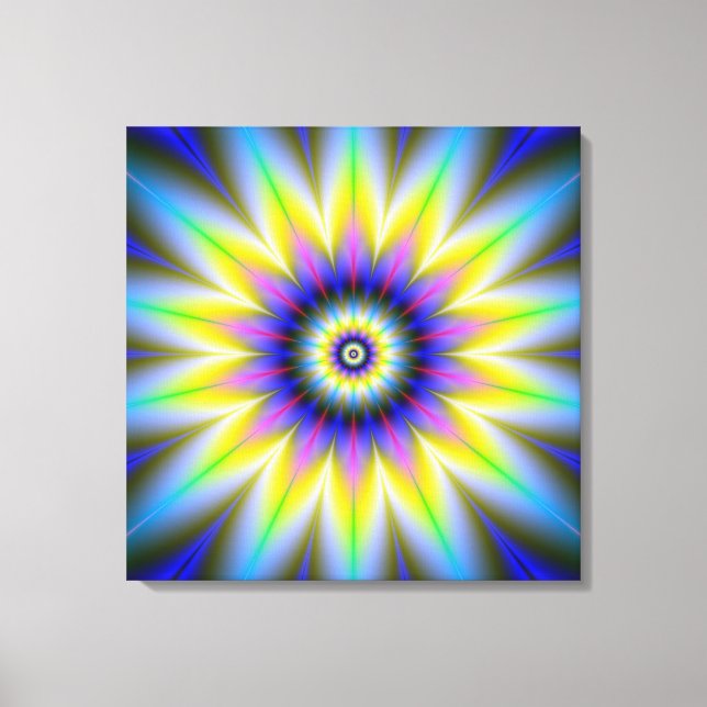 Flower Within The Flower Canvas Print (Front)