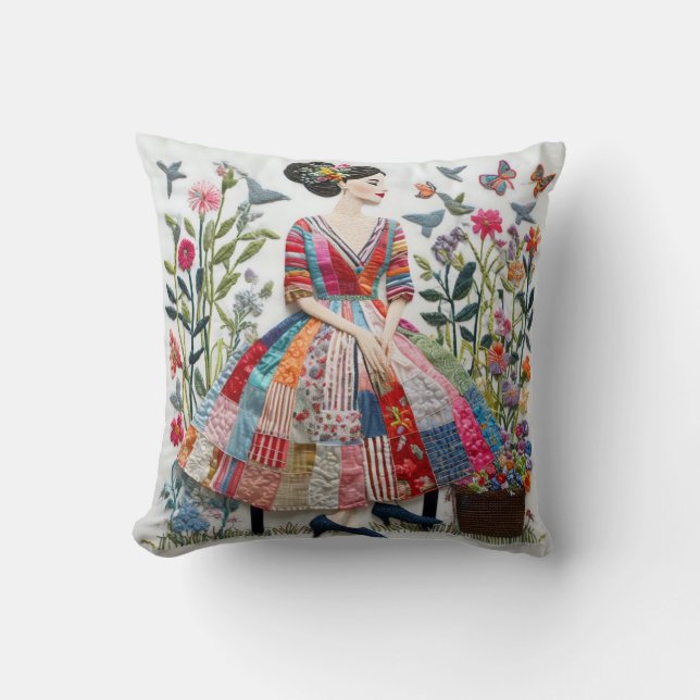 Flower Women Pillow (Front)