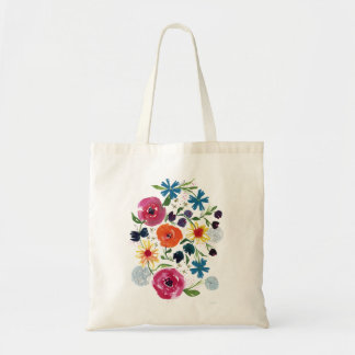 Flower Wreath Boho Tote Bag