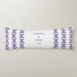 Flowered Butterflies Body Pillow