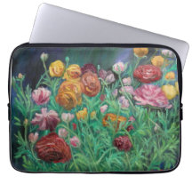 flowered laptop cover