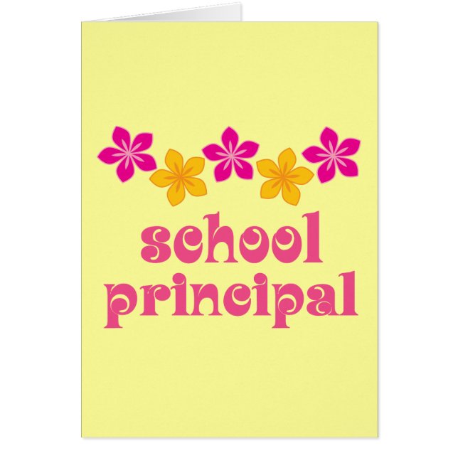 Flowered School Principal (Front)