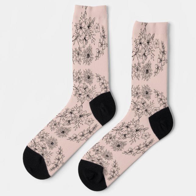 FLOWERES SOCKS (Left)