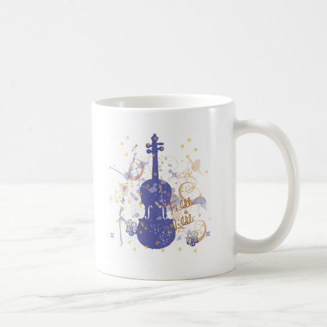 flowerfiddle coffee mug (Right)