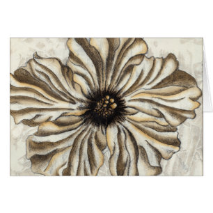 Flowerhead Fresco sur Tan Arrière - plan