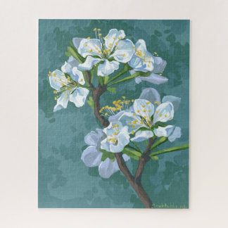 Flowering branch of the apple tree jigsaw puzzle