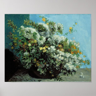 Flowering Branches and Flowers, 1855 Poster