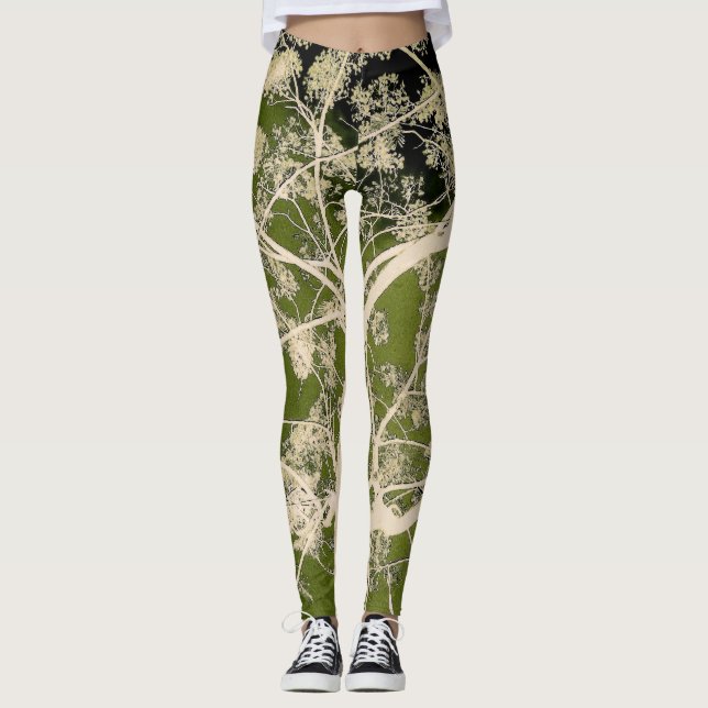 Flowering Branches Leggings (Front)