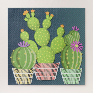 Flowering cacti. jigsaw puzzle