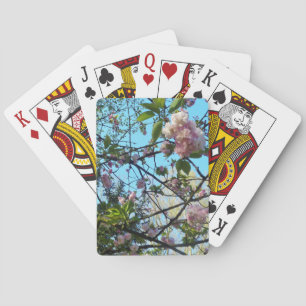 Flowering Cherry, Blossom, Nature, Pink Flower Playing Cards