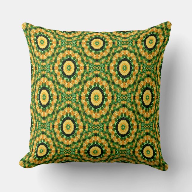Flowering Fun... Throw Pillow (Front)