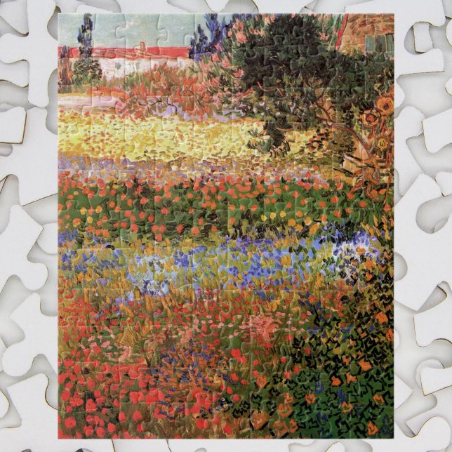 Flowering Garden by Vincent van Gogh Jigsaw Puzzle (Creator Uploaded)
