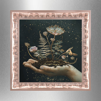 Flowering Garden in Hand Poster