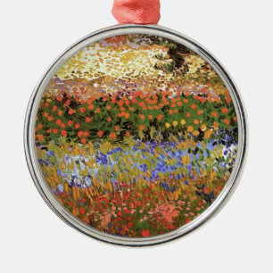 Flowering Garden,Vincent van Gogh. Metal Ornament