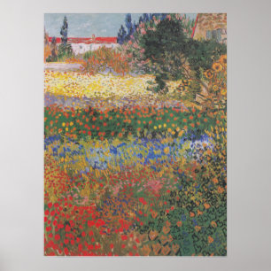Flowering Garden - Vincent van Gogh Poster