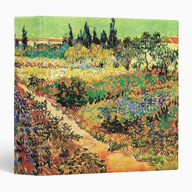 Flowering Garden with Path by Vincent van Gogh Binder (Front/Spine)