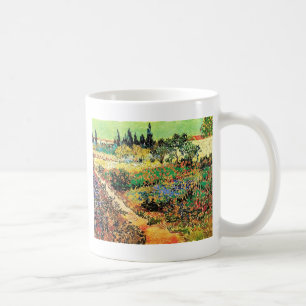 Flowering Garden with Path, Vincent van Gogh Coffee Mug