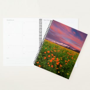 Flowering Globe Flower Planner