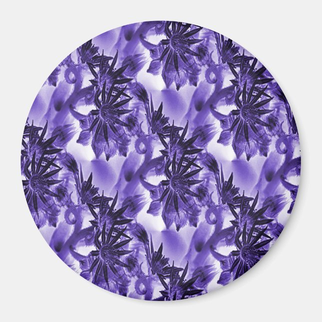 Flowering in Purple... Magnet (Front)
