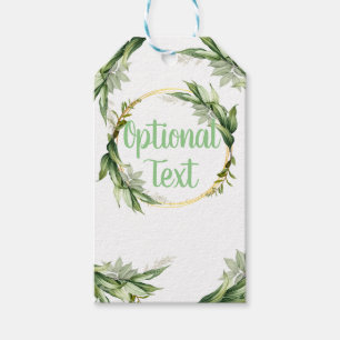 Flowering Olive Tree Branches  Gift Tags