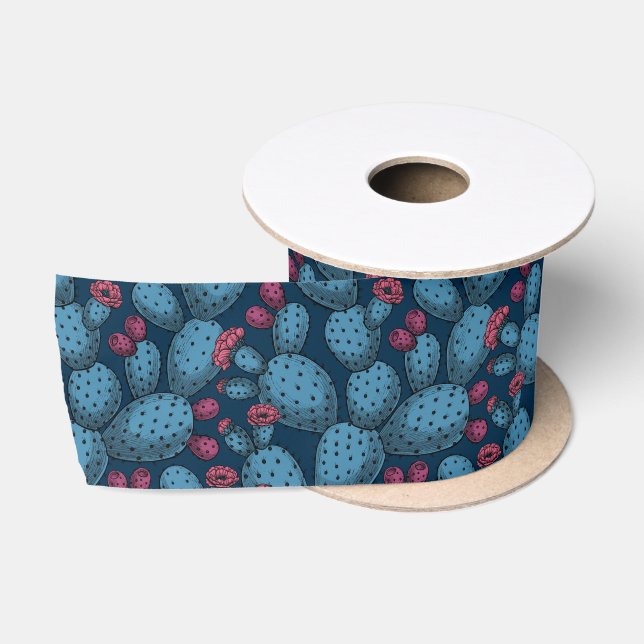 Flowering opuntia satin ribbon (Spool)