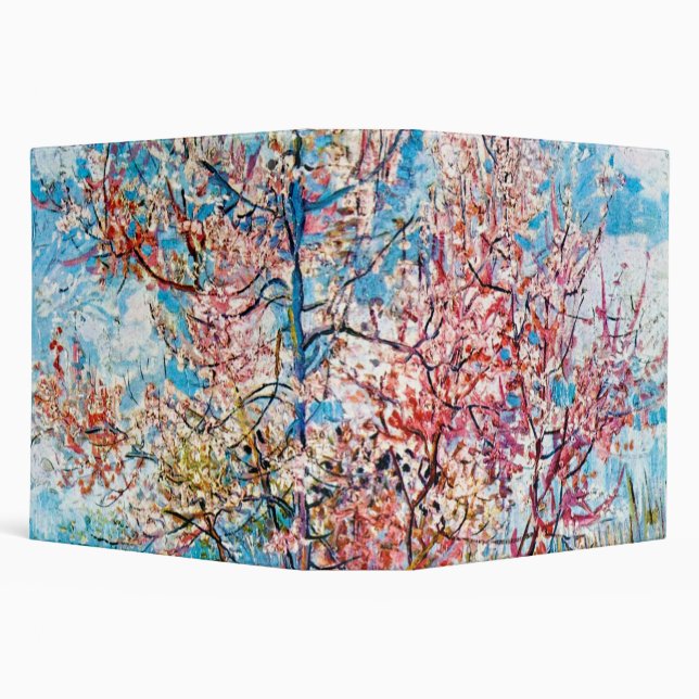 Flowering Peach Tree, Van Gogh Binder (Background)