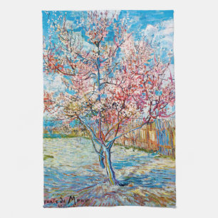 Flowering Peach Tree, Van Gogh Kitchen Towel