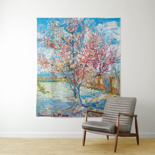 Flowering Peach Tree, Van Gogh Tapestry