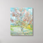 Flowering Peach Tree | Vincent Van Gogh Canvas Print<br><div class="desc">Flowering Peach Tree (1888) by Dutch post-impressionist artist Vincent Van Gogh. Original artwork is an oil on canvas depicting a beautiful landscape of blossoming pink trees.

Use the design tools to add custom text or personalize the image.</div>