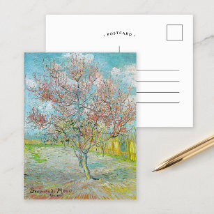 Flowering Peach Tree   Vincent Van Gogh Postcard