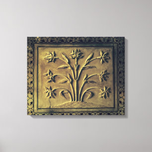 Flowering plant, detail panel canvas print