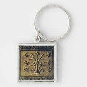 Flowering plant, detail panel keychain