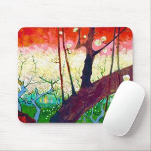 Flowering Plum Tree (after Hiroshige), Van Gogh Mouse Pad