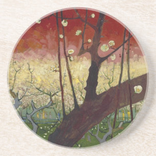 Flowering plum tree Coaster