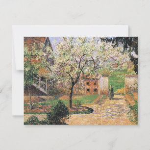 Flowering Plum Tree, Eragny Camille Pissarro  