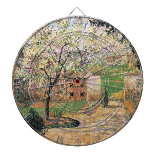 Flowering Plum Tree, Eragny Camille Pissarro Dartboard