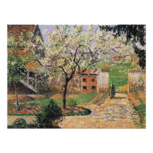 Flowering Plum Tree, Eragny Camille Pissarro   Poster