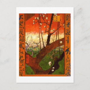 Flowering Plum Tree (Hiroshige) Van Gogh Fine Art Postcard