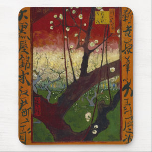 Flowering plum tree Mousepad