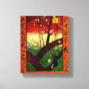 Flowering Plum Tree Van Gogh Fine Art Canvas Print
