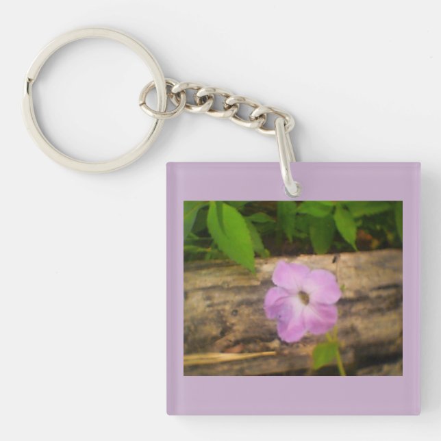 Flowering Purple Keychain (Front)
