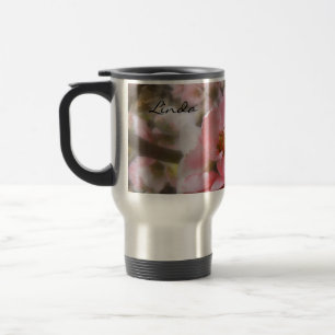 Flowering Quince Personalized Travel Mug